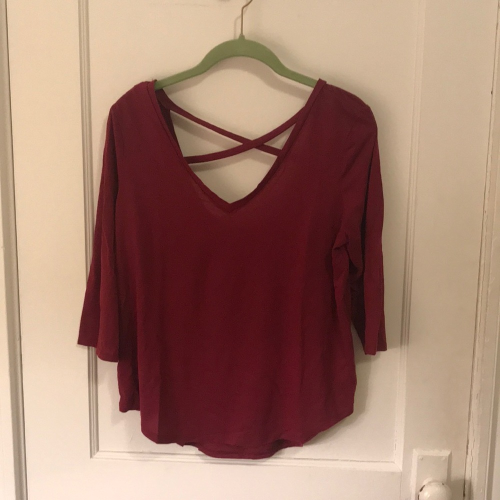 American eagle 3/4 sleeve top